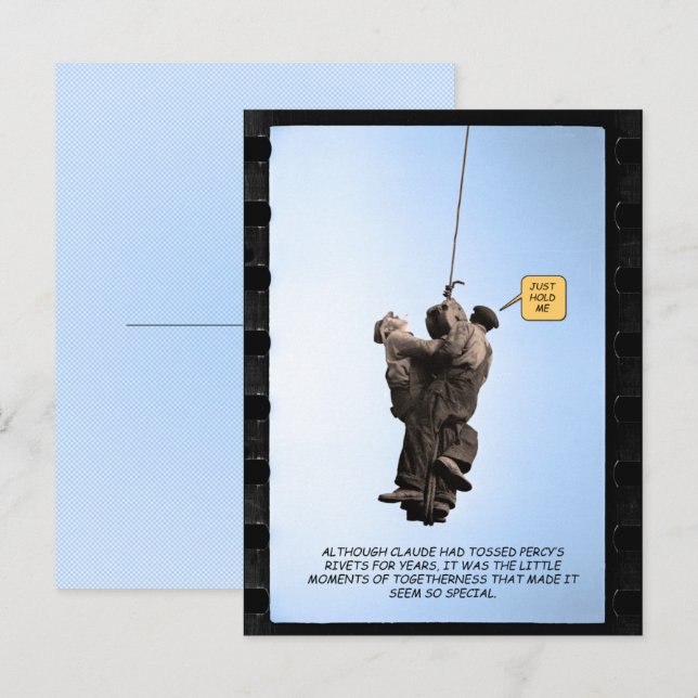 Carte Postale Le moment intime de Claude et Percy (Devant / Derrière)