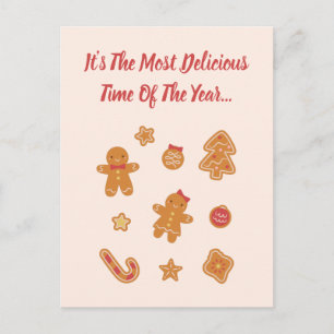 Carte Postale Le Moment le Plus Délicieux de l'Année Biscuit au
