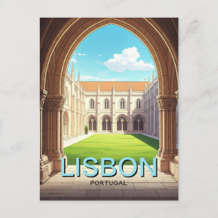 Carte Postale Le monastère de Lisbonne Portugal Jerónimos