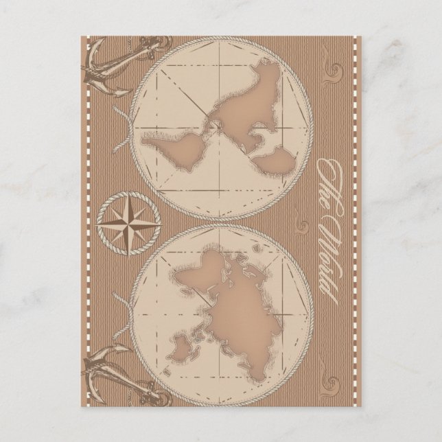 Carte Postale Le monde (Devant)