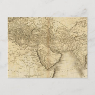 Carte Postale Le Monde connu des Anciens