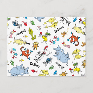 Carte Postale Le monde du modèle de Dr Seuss