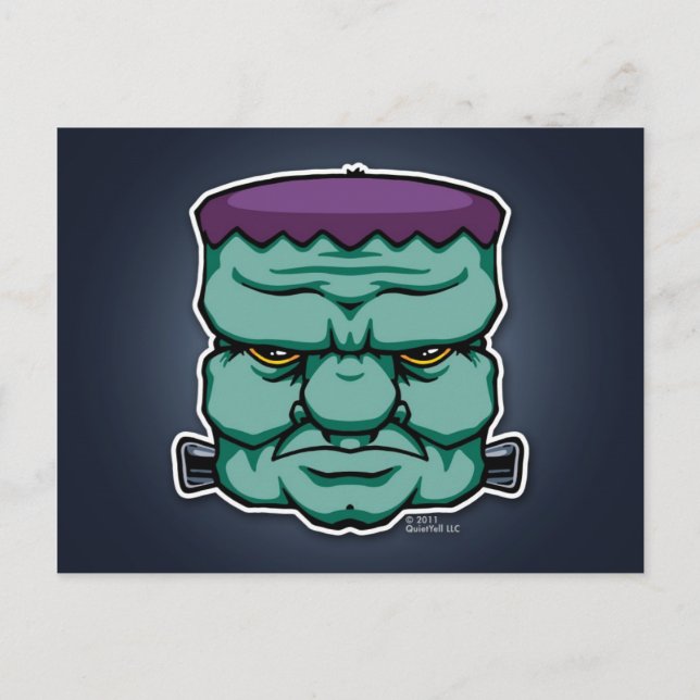 Carte Postale Le monstre de Frankenstein (Devant)