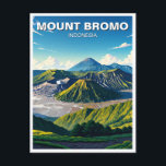 Carte Postale Le Mont Bromo Indonésie Voyage<br><div class="desc">Le mont Bromo, situé à Java Est, en Indonésie, est l'un des sites naturels les plus emblématiques et les plus impressionnants du pays. Ce volcan en activité, qui fait partie de la plus grande Caldeira de Tengger, est réputé pour son paysage d'autrefois, avec son cratère fumant entouré d'une mer de...</div>