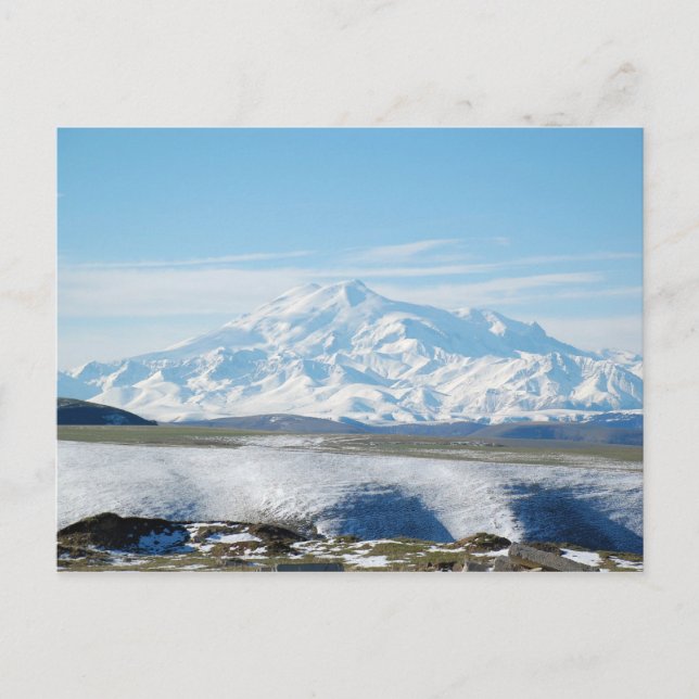 Carte Postale Le mont Elbrus (Devant)