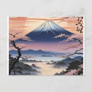 Carte Postale Le Mont emblématique du Japon