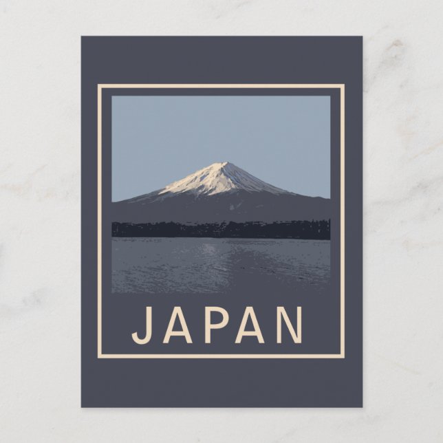 Carte Postale Le Mont Fuji (Devant)