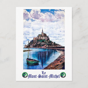 Carte Postale Le Mont-Saint-Michel, Normandie, France, vintage