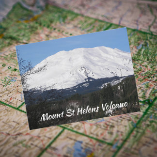 Carte Postale Le mont Sainte-Hélène couvert de neige Voyage