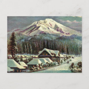 Carte Postale Le mont Shasta, Californie en hiver