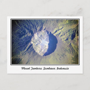 Carte Postale Le mont Tambora Sumbawa Indonésie