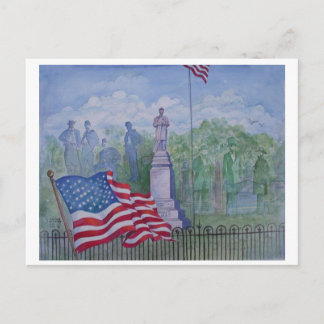 Carte Postale Le Monument de la Guerre Civile à Wilton, Iowa