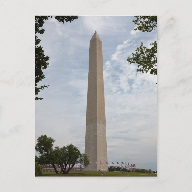 Carte Postale Le monument de Washington (Devant)