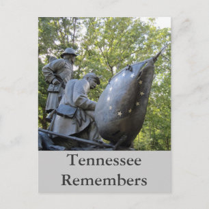 Carte Postale Le monument du Tennessee Shiloh National Military 