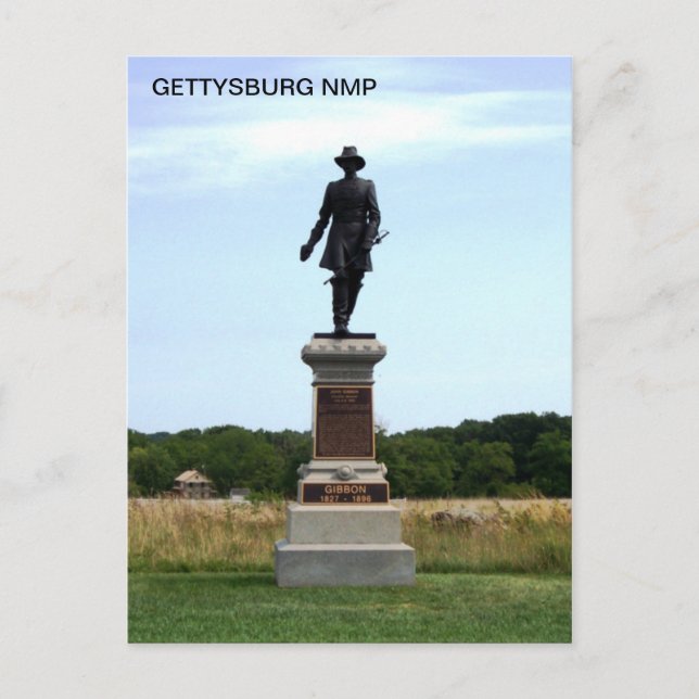 CARTE POSTALE LE MONUMENT GÉNÉRAL DE GIBBON (Devant)