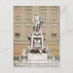 Carte Postale Le monument Mozart à Vienne