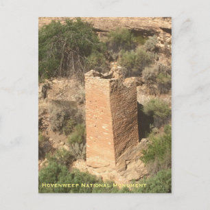 Carte Postale Le monument national de Hovenweep