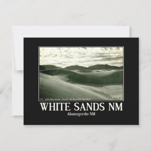Carte Postale Le Monument National de White Sands, Inspiré Vinta