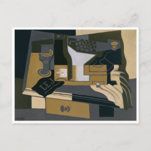 Carte Postale Le moulin à café de Juan Gris