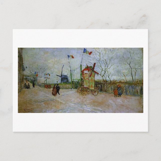 Carte Postale Le Moulin a Poivre, Vincent van Gogh (Devant)