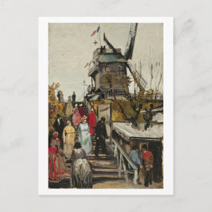 Carte Postale Le Moulin de Blute-Fin, Vincent van Gogh
