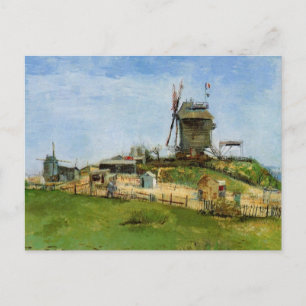 Carte Postale Le Moulin de la Galette par Vincent van Gogh