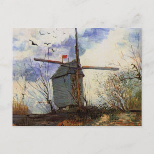 Carte Postale Le Moulin de la Galette par Vincent van Gogh