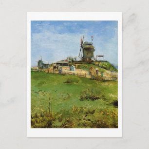 Carte Postale Le Moulin de la Galette, Vincent van Gogh