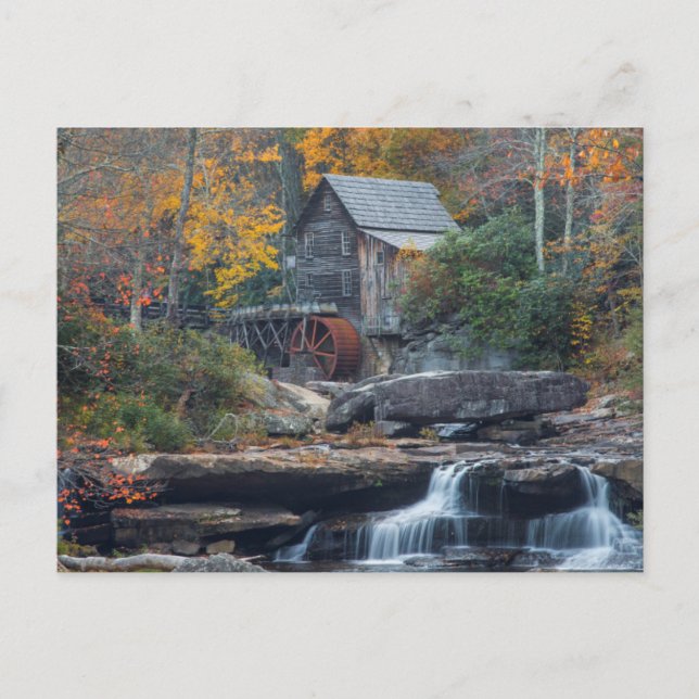 Carte Postale Le moulin historique sur Glade Creek (Devant)