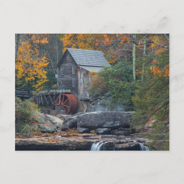 Carte Postale Le moulin historique sur Glade Creek 2 (Devant)