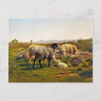 Carte Postale Le mouton et l'agneau de Rosa Bonheur
