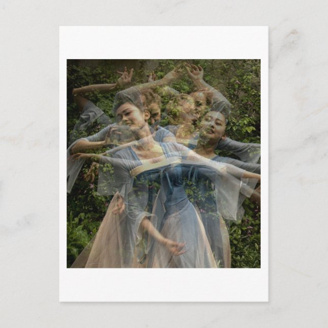 Carte Postale Le Mouvement Douce De La Danse (Multi No 6) (Devant)
