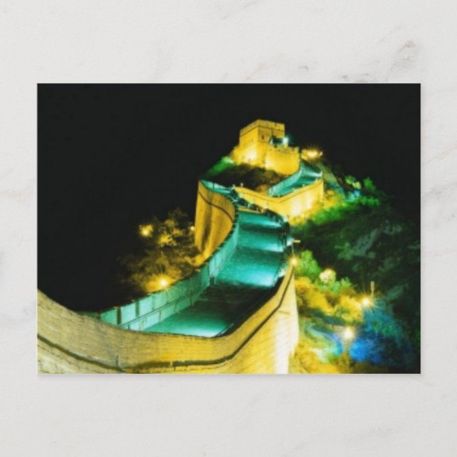 Carte Postale Le Mur De La Chine (Devant)