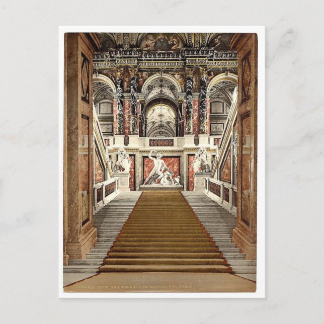 Carte Postale Le Musée des Arts, l'escalier, Vienne, Australie (Devant)