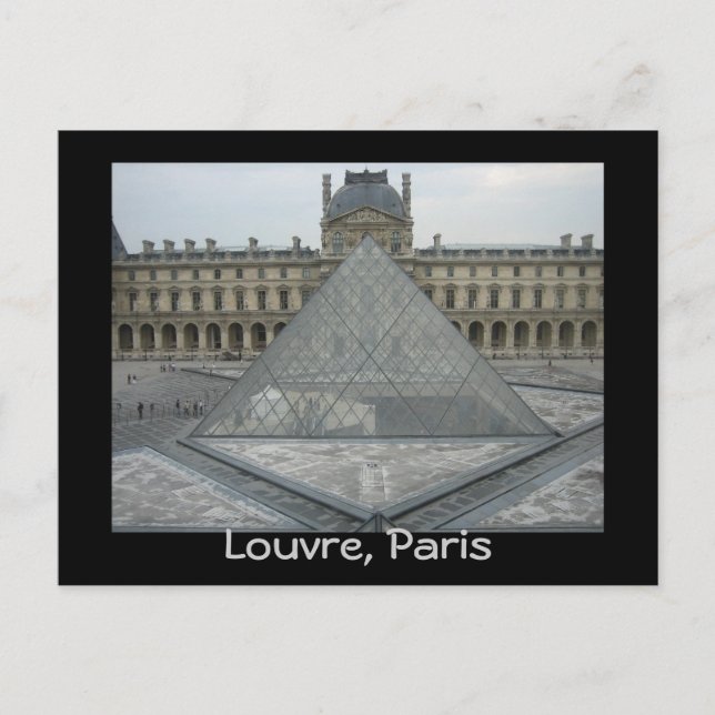 Carte Postale Le musée du Louvre (Devant)