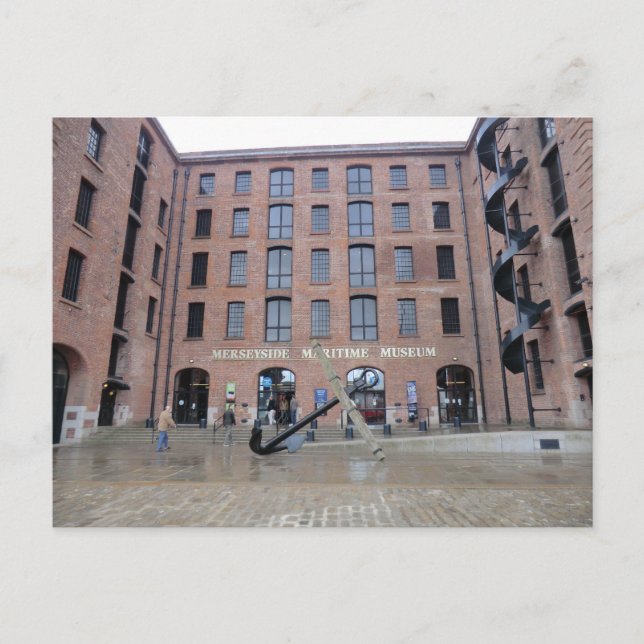 Carte Postale Le musée maritime de Merseyside (Devant)