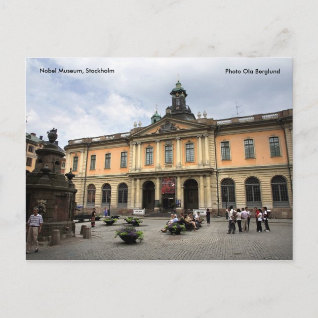 Carte Postale Le Musée Nobel, Stockholm, Photo O... (Devant)
