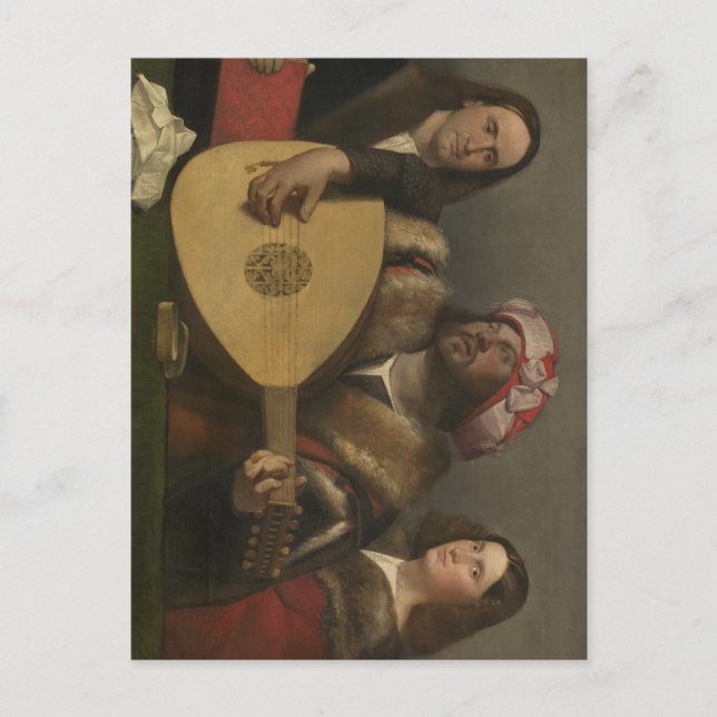 Carte Postale Le musicien (Devant)