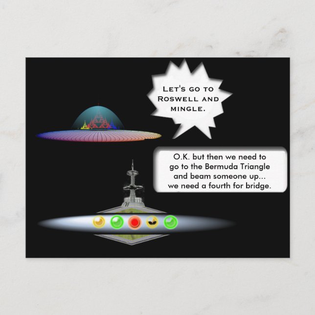 Carte Postale Le mystère du Triangle des Bermudes (Devant)