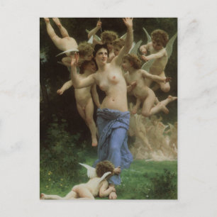 Carte Postale Le nid de la guêpe par William Adolphe Bouguereau
