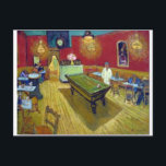 Carte Postale Le Night Café de Vincent Van Gogh<br><div class="desc">Le Night Café de Vincent Van Gogh</div>