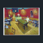 Carte Postale Le Night Café de Vincent Van Gogh<br><div class="desc">Le Night Café de Vincent Van Gogh</div>