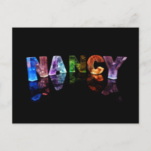 Carte Postale Le nom Nancy en lumières 3D (photo)