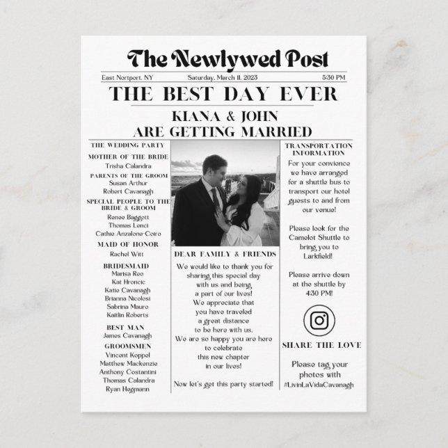 Carte Postale Le nouveau billet (Devant)