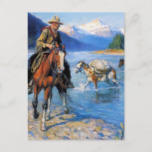 Carte Postale "Le Pack Train" de Philip R Goodwin