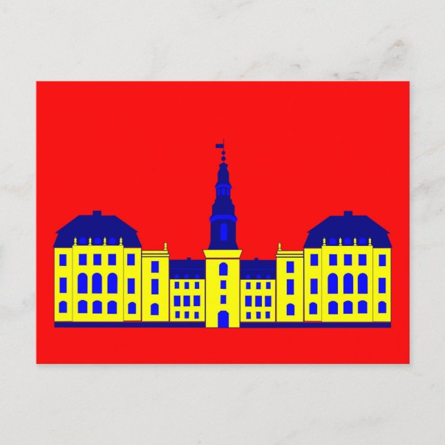Carte Postale Le palais de Christiansborg (Devant)