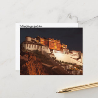 Carte Postale Le palais de Potala à Lhassa, Tibet