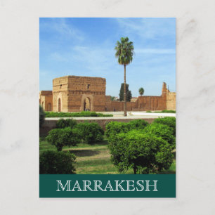 Carte Postale le palais el badi marrakech