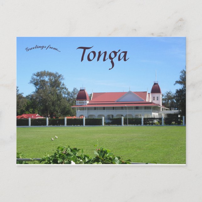 Carte Postale Le Palais Royal dans le royaume des Tonga (Devant)