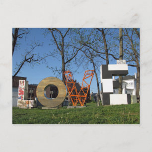 Carte Postale Le panneau LOVEworks Harrisonburg Virginia